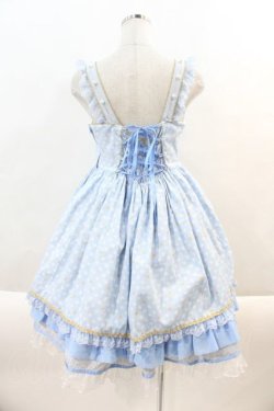 画像2: Angelic Pretty /  Bunny Crownジャンパースカート  サックス I-24-08-15-064-AP-OP-AS-ZY
