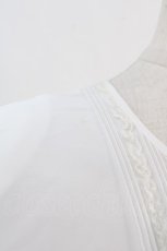 画像4: PINK HOUSE / ピンタック&ダブルリボン半袖ブラウス  白 I-24-08-19-007-LO-BL-HD-ZT412 (4)