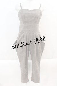 LIZ LISA / グレンチェックロンパース 0 ブラウン I-24-08-19-116-LO-PA-HD-ZI