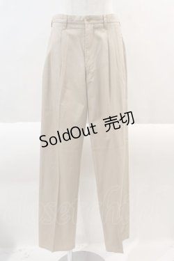 画像1: Karl Helmut / 後ろポケットワッペンパンツ Ｌ アイボリー I-24-08-23-092-EL-PA-HD-ZT270