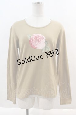 画像1: KANEKO ISAO / オールドローズカットソー  ブラウン I-24-08-23-108-EL-TO--ZT197