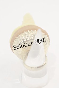 画像2: Q-pot. / バナナカップケーキリング 13号 イエロー I-24-08-23-031-QP-AC-HD-ZI