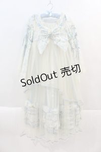 BABY,THE STARS SHINE BRIGHT / Ver Placidum Mille fleurワンピースドレス【完全受注予約商品】  サックス I-24-08-24-043-BA-OP-HD-ZY