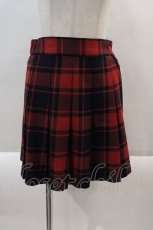 画像1: MILK / TOY CHECK スカート  赤 I-24-08-24-065-ML-SK-HD-ZT026 (1)