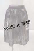 MILK / プティボンボンスカート  ネイビーレジメンタル I-24-08-24-088-ML-SK-HD-ZT132