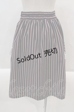 画像2: MILK / プティボンボンスカート  ネイビーレジメンタル I-24-08-24-088-ML-SK-HD-ZT132