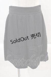 Jane Marple / リボンいっぱいスカート  黒 I-24-08-24-089-JM-SK-HD-ZT132