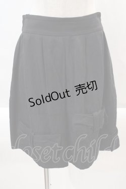 画像1: Jane Marple / リボンいっぱいスカート  黒 I-24-08-24-089-JM-SK-HD-ZT132