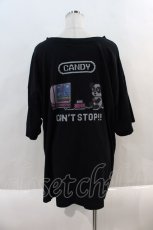 画像2: Candy Stripper / CAN'T STOP!! BIG Tシャツ 2 ブラック I-24-08-24-012-PU-TS-HD-ZT336 (2)