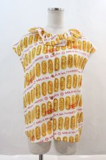 画像1: MILK / Biscottiブラウス  プレーンビスケット I-24-08-24-034-ML-BL-HD-ZT156 (1)