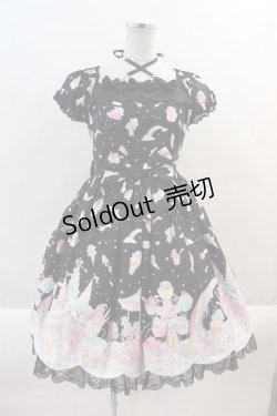 画像1: Angelic Pretty / MilkyPlanetワンピース  黒 I-24-08-24-037-AP-OP-HD-ZY