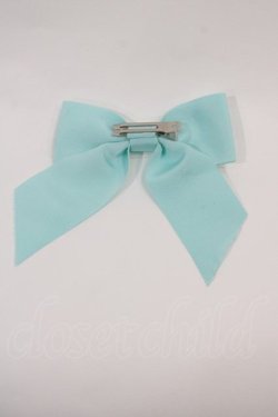 画像2: Angelic Pretty / HAT ロゴリボンチャーム作りリボンクリップ  サックス I-24-08-27-108-AP-AC--ZT437
