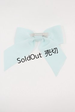 画像2: Angelic Pretty / HAT ロゴリボンチャーム作りリボンクリップ  サックス I-24-08-27-108-AP-AC--ZT437