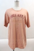 KETTY / ロゴTシャツ  ピンク I-24-08-30-092-EL-TO-HD-ZT027