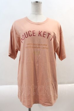 画像1: KETTY / ロゴTシャツ  ピンク I-24-08-30-092-EL-TO-HD-ZT027