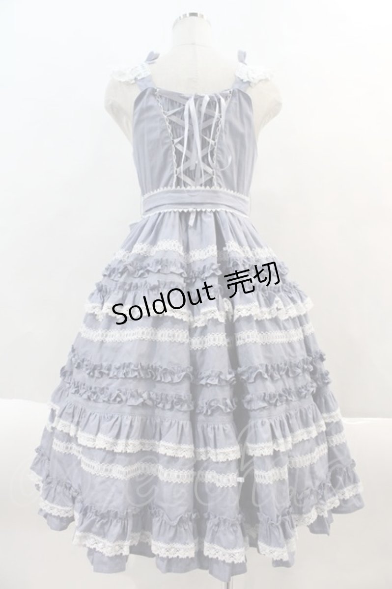 画像2: BABY,THE STARS SHINE BRIGHT / Mignonette Dollジャンパースカート  ラベンダー I-24-09-02-079-BA-OP-HD-ZI (2)