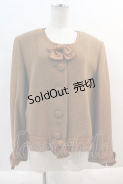 画像1: 【SALE】KANEKO ISAO / チェックジャケット  ブラウン I-24-09-05-064-EL-JA-HD-ZT-C008