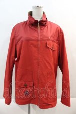 画像1: 【SALE】Karl Helmut / ロゴ刺繍ZIPブルゾン Ｍ ボルドー I-24-09-05-073-EL-JA-HD-ZT147 (1)