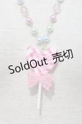 Angelic Pretty / POP Heartロリポップネックレス  ピンク I-24-09-05-080-AP-AC-HD-ZI