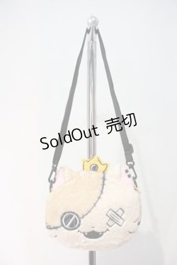 画像1: NieR Clothing / 2WAYぬいぐるみポシェット【ミケ】  アイボリー I-24-09-07-113-PU-BG-HD-ZT-K016