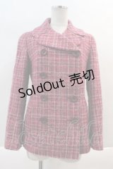 INGEBORG / ツイードコート  ピンク I-24-09-09-065-LO-CO-AS-ZT-C018