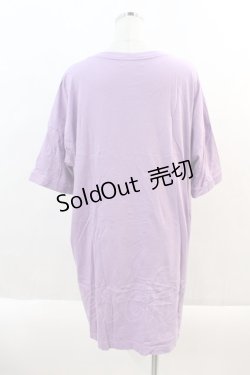 画像2: Candy Stripper / じぶんかってBIG Tシャツ  パープル I-24-09-09-009-PU-TO-HD-ZT329