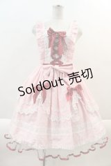 BABY,THE STARS SHINE BRIGHT / Berry Dot Cafeジャンパースカート  ピンク I-24-09-09-019-BA-OP-HD-ZI