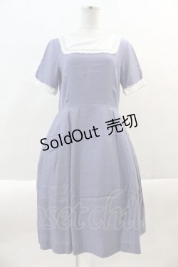 画像1: Jane Marple / キュプラモダールのドミトリーワンピース  ブルーグレイ I-24-09-12-049-JM-OP-HD-ZI