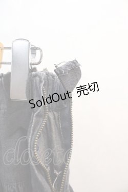 画像3: WONDERFUL WORLD / 裾ロゴ&くまさん刺繍デニムスカート  黒デニム I-24-09-12-079-LO-SK-HD-ZI