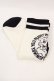 画像2: Candy Stripper / CANDY LOGO RIB SOCKS  白Ｘ黒 I-24-09-12-117-PU-ZA-HD-ZT424 (2)