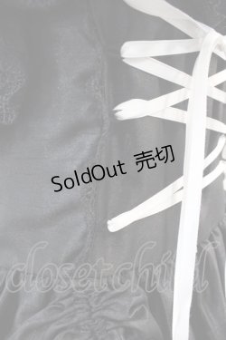 画像3: ATELIER PIERROT / ロングバッスルジャンパースカート  黒Ｘ白 I-24-09-16-079-EL-OP-HD-ZI