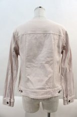 画像2: 【SALE】PINK HOUSE / ノーカラーデニムジャケット 4(L) ベビーピンク I-24-09-20-057-LO-CO-HD-ZT390 (2)