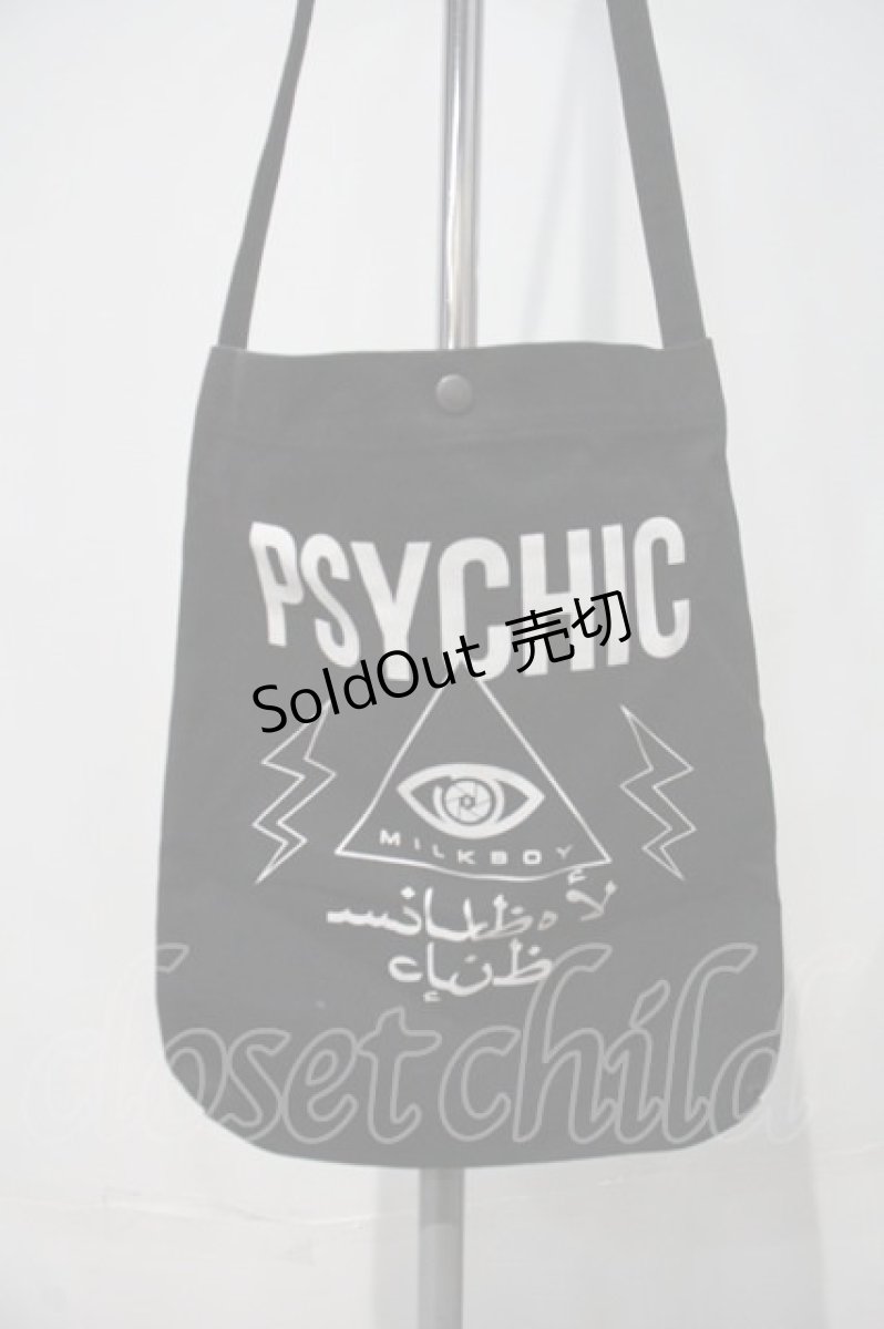 画像2: 【SALE】MILKBOY / PSYCHICショルダーバッグ  黒Ｘ白 I-24-09-20-124-MB-BG-HD-ZT335 (2)