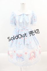 Angelic Pretty / Be My Valentineワンピース  サックス I-24-09-22-077-AP-OP-HD-ZI