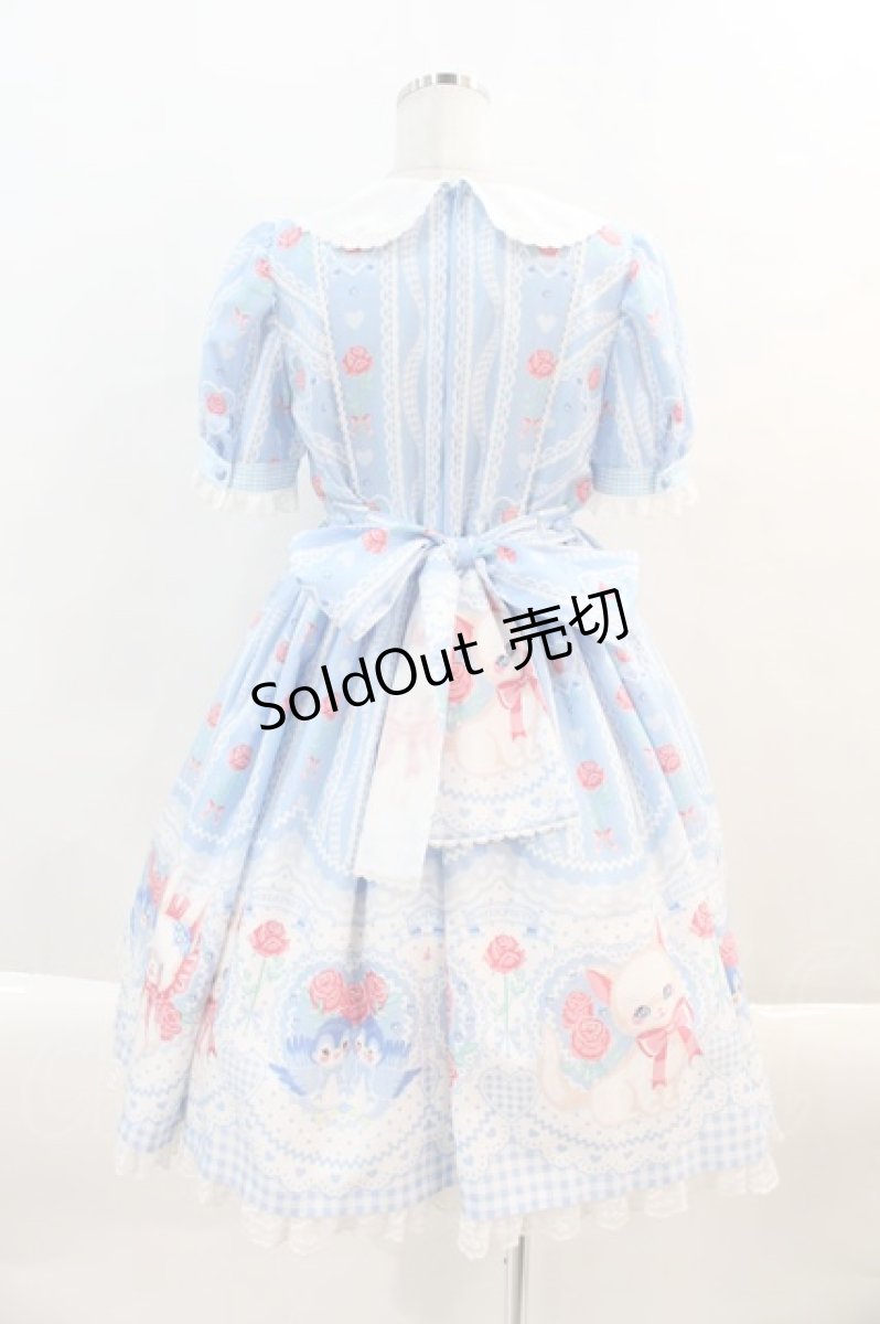 画像2: Angelic Pretty / Be My Valentineワンピース  サックス I-24-09-22-077-AP-OP-HD-ZI (2)