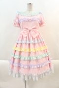 Angelic Pretty / シャボン玉ワンピース  ピンク I-24-09-22-081-AP-OP-HD-ZY