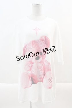 画像1: TRAVAS TOKYO / Furry bear Tee  白 I-24-09-22-034-PU-TO-HD-ZT228