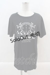 Candy Stripper / 東京キャンディTシャツ L 黒Ｘ白 I-24-09-22-038-PU-TO-HD-ZT329