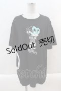 MILKBOY /  FREAK OUT Tシャツ  黒 I-24-09-22-039-MB-TO-HD-ZT329