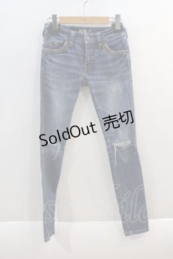 画像1: RNA / クラッシュデニムパンツ  青デニム I-24-09-26-087-PU-PA-HD-ZT101