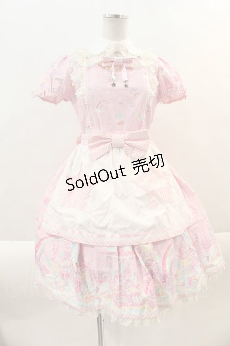 画像1: Angelic Pretty / MilkyPlanetワンピース  ピンク I-24-09-26-041-AP-OP-HD-ZI (1)