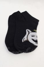 画像2: 【SALE】NieR CLOTHING / G ソックス  黒Ｘ白 I-24-09-27-004-PU-ZA-HD-ZT305-F001 (2)