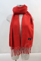 NieR Clothing / G ロゴマフラー  赤ｘ黒 I-24-09-27-049-PU-ZA-HD-ZT305