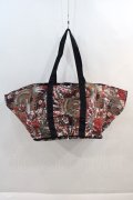 Qutie Frash / BAG エコバック  黒ｘ赤 I-24-09-27-054-QU-BG-HD-ZT305