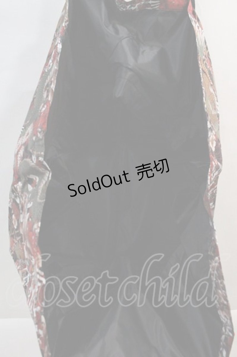 画像3: 【SALE】Qutie Frash / BAG エコバック  黒ｘ赤 I-24-09-27-054-QU-BG-HD-ZT305 (3)