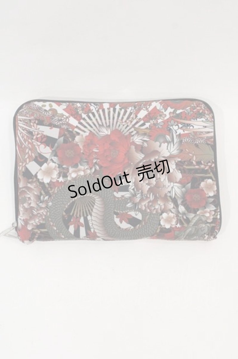 画像4: 【SALE】Qutie Frash / BAG エコバック  黒ｘ赤 I-24-09-27-054-QU-BG-HD-ZT305 (4)