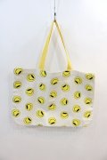 Candy Stripper / BAG 目隠しスマイルトートバッグ  黄色 I-24-09-27-060-PU-BG-HD-ZT335