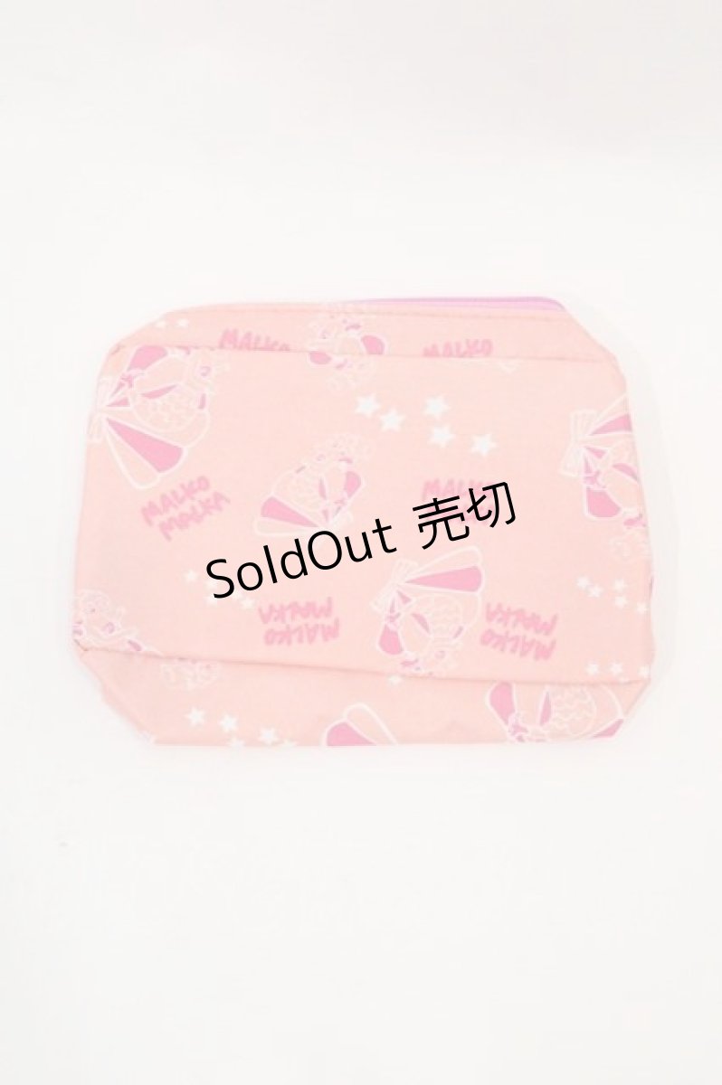画像2: 【SALE】MALKOMALKA / G ポーチ  ピンク I-24-09-27-011-PU-ZA-HD-ZT305-F001 (2)