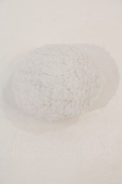 画像2: MARBLE / ポンポンボアキーホルダー  白 I-24-09-27-019-GO-AC-HD-ZT305