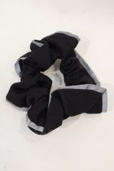 MARBLE / HAT シュシュ  黒 I-24-09-27-030-GO-AC-HD-ZT305
